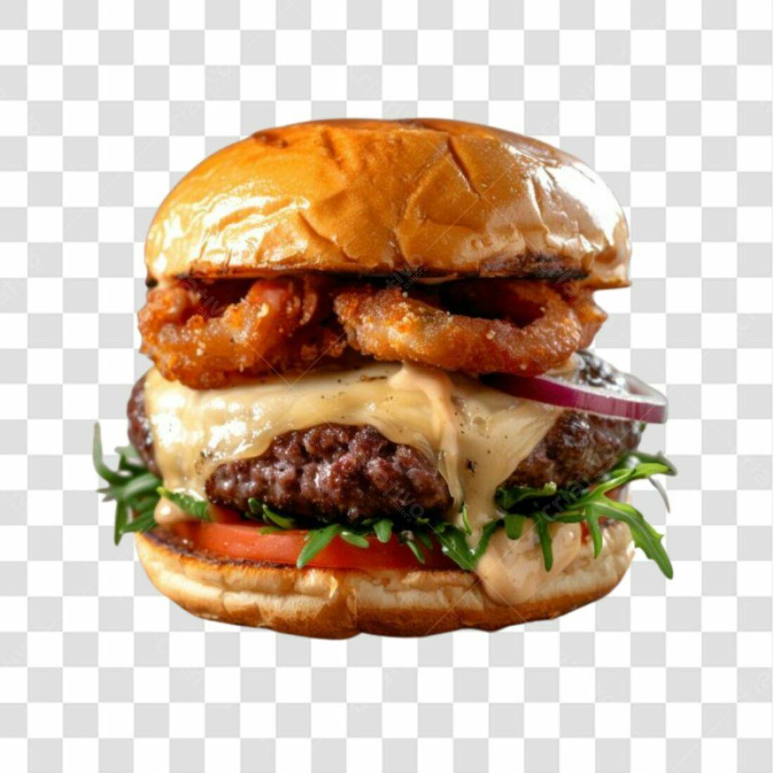 Icone Hambúrguer Gourmet PNG com fundo transparente