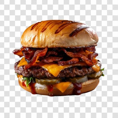 Hamburguer artesanal png transparente