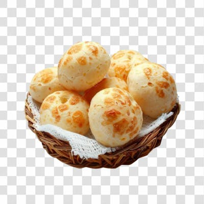 Pão De Queijo No Cesto Png Transparente