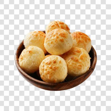 Pão de queijo no pote png transparente