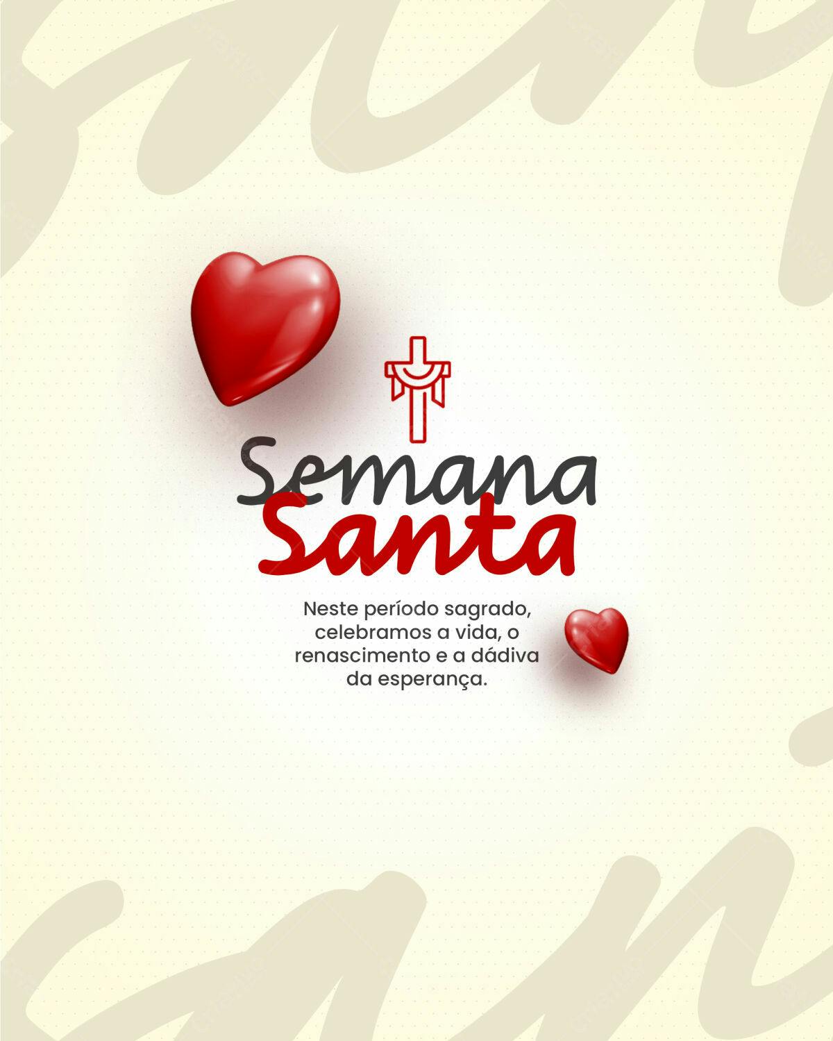 Flyer para Semana Santa PSD Editável