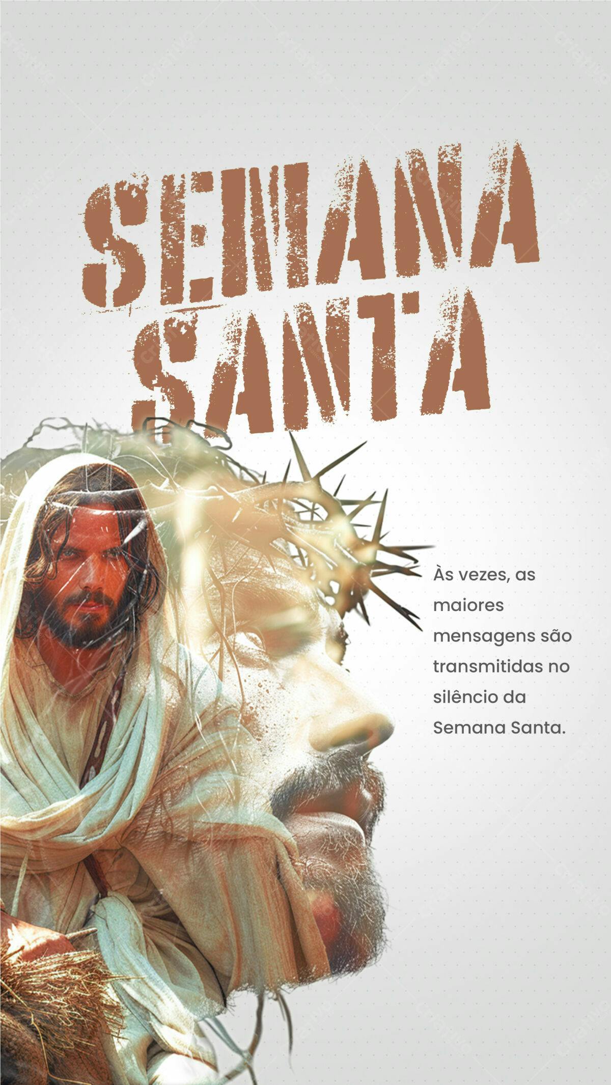 Flyer Semana Santa PSD Editável