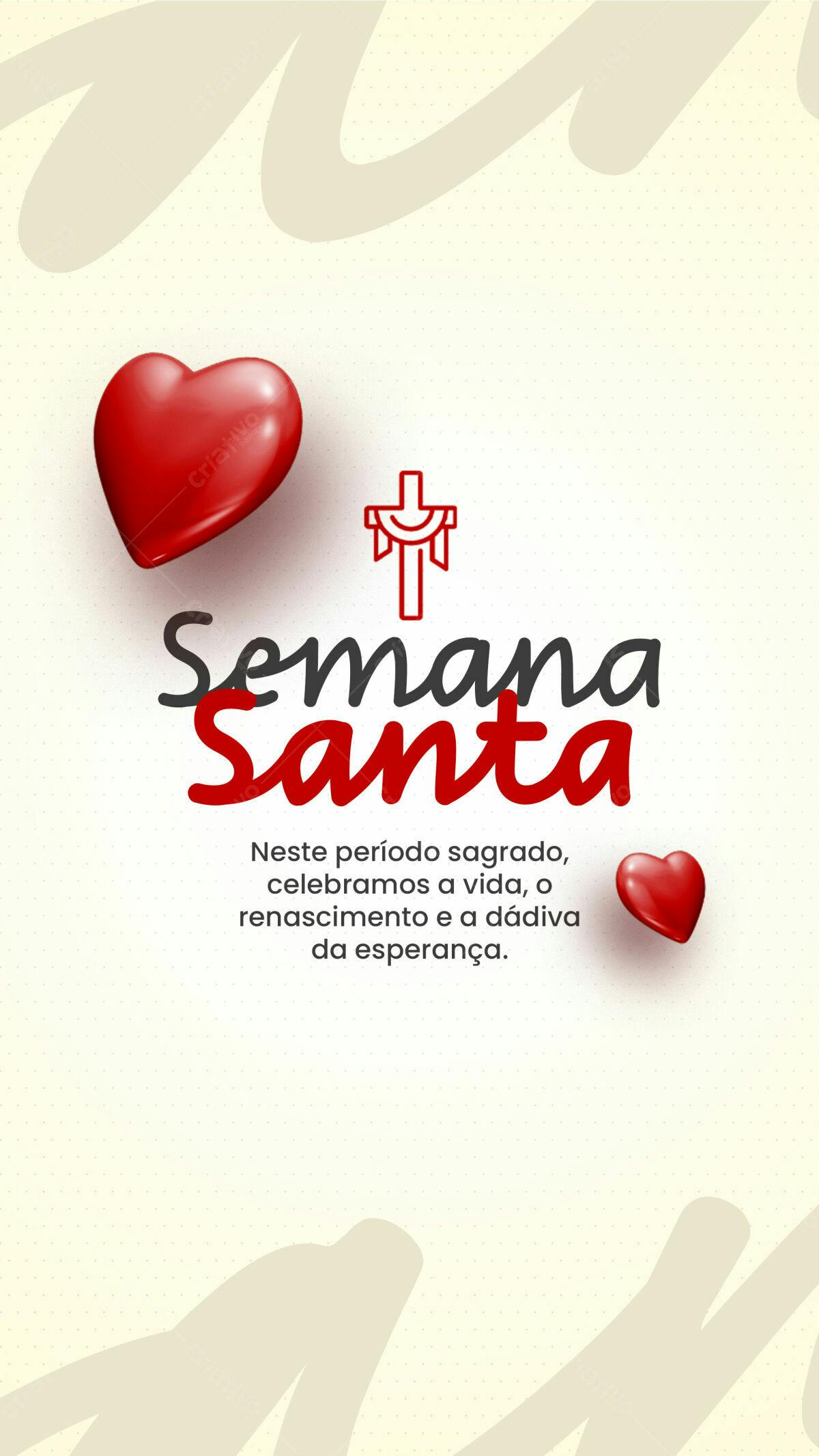 Flyer para Semana Santa PSD Editável