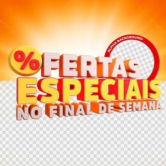 Ofertas especiais no final de semana 03