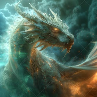 Dragão medieval | imagem background