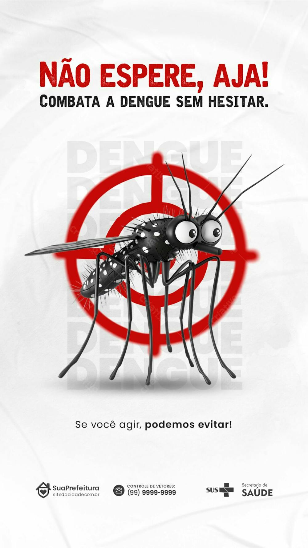 Conscientização contra a Dengue SOCIAL MEDIA 