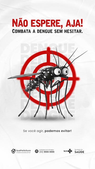 Conscientização contra a Dengue SOCIAL MEDIA 