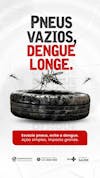 Conscientização contra a dengue social media