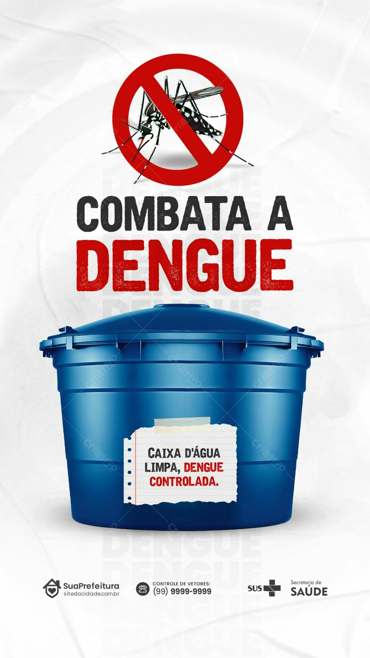 PSD para Campanha Contra a Dengue Editável