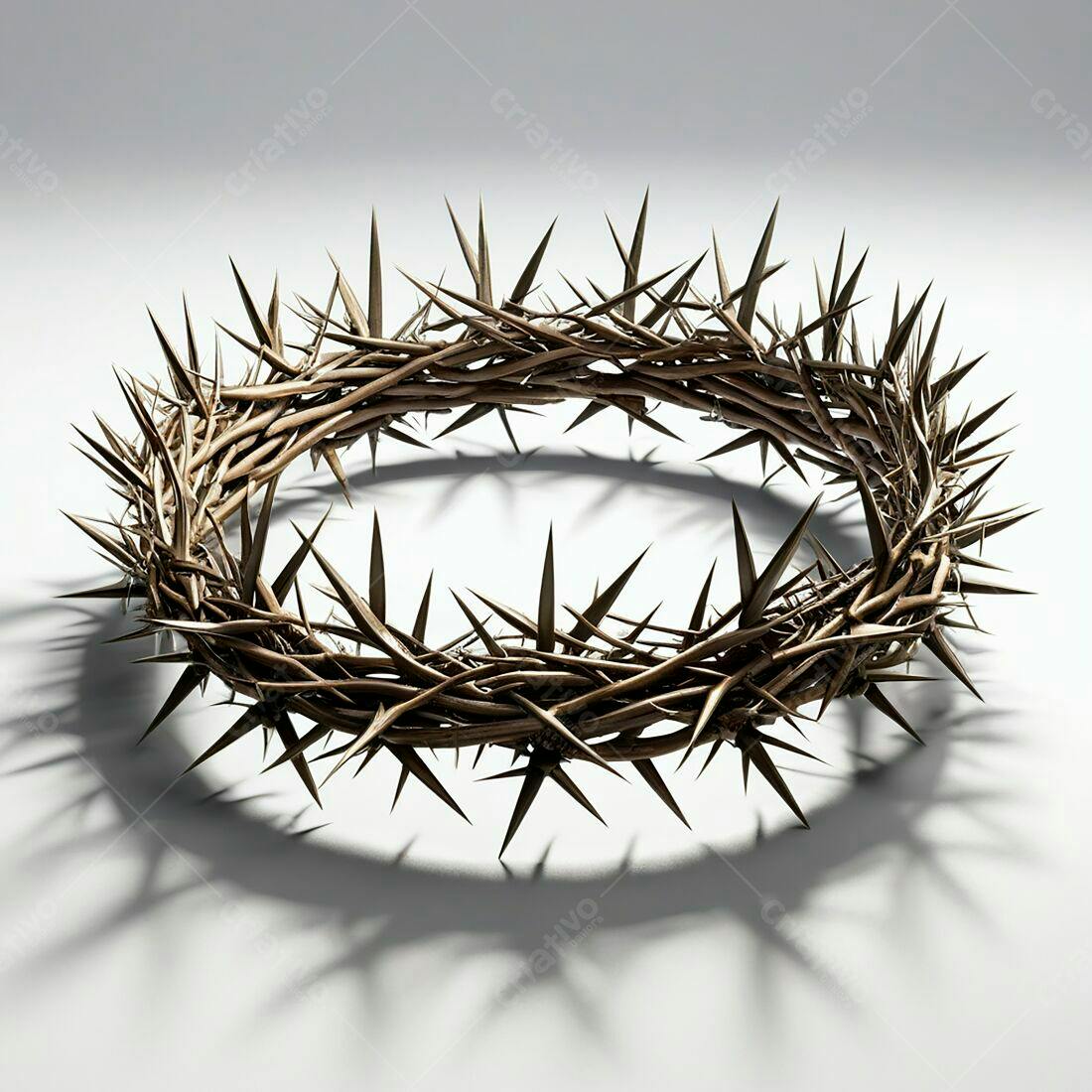 Coroa de Espinhos Jesus Cristo símbolo religioso
