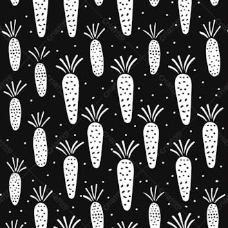Imagem cenouras preto e branco textura | background
