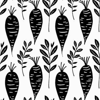 Imagem cenouras preto e branco textura | background