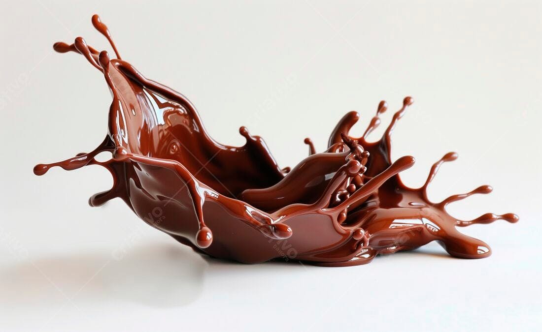 Salpico de chocolate cremoso