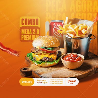 Hamburgueria E Pizzaria Social Media Post Feed (4)