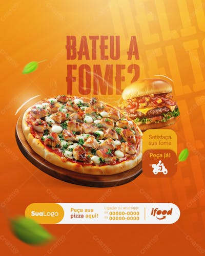 Hamburgueria E Pizzaria Social Media Post Feed Vertical (3)