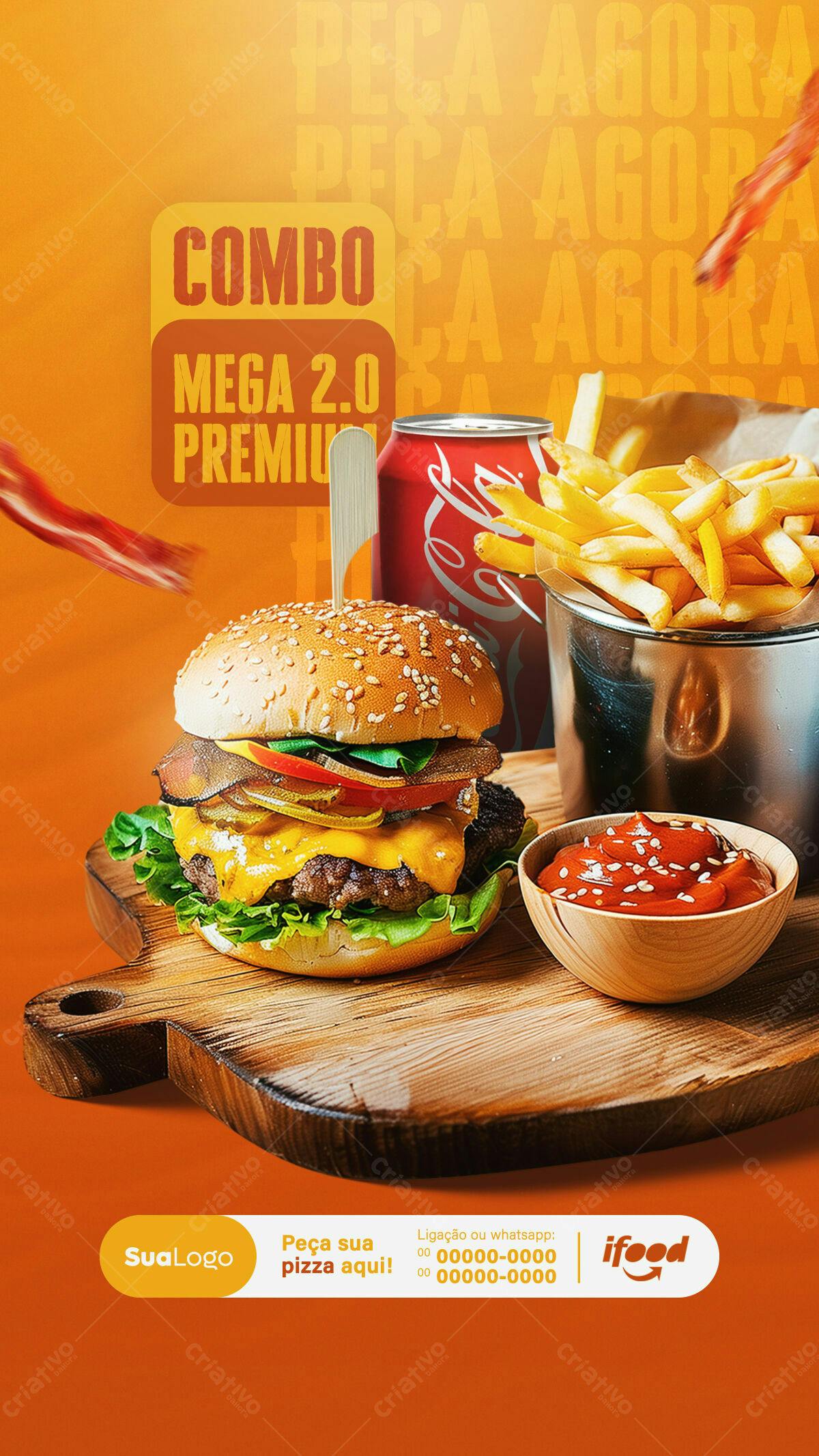 Flyer Combo Mega 2.0 Premium PSD Editável