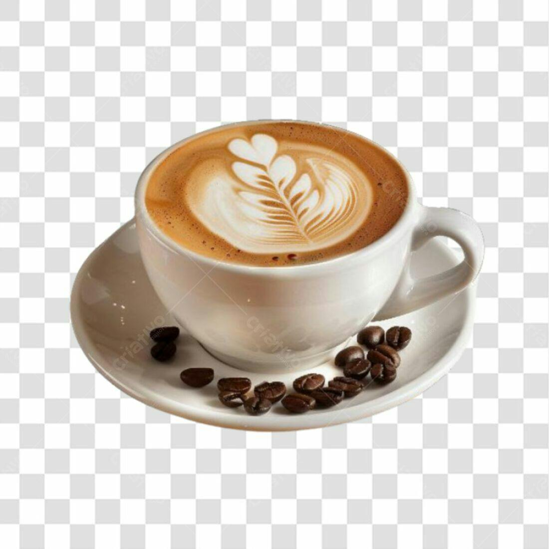 Icone Café Latte PNG com fundo transparente