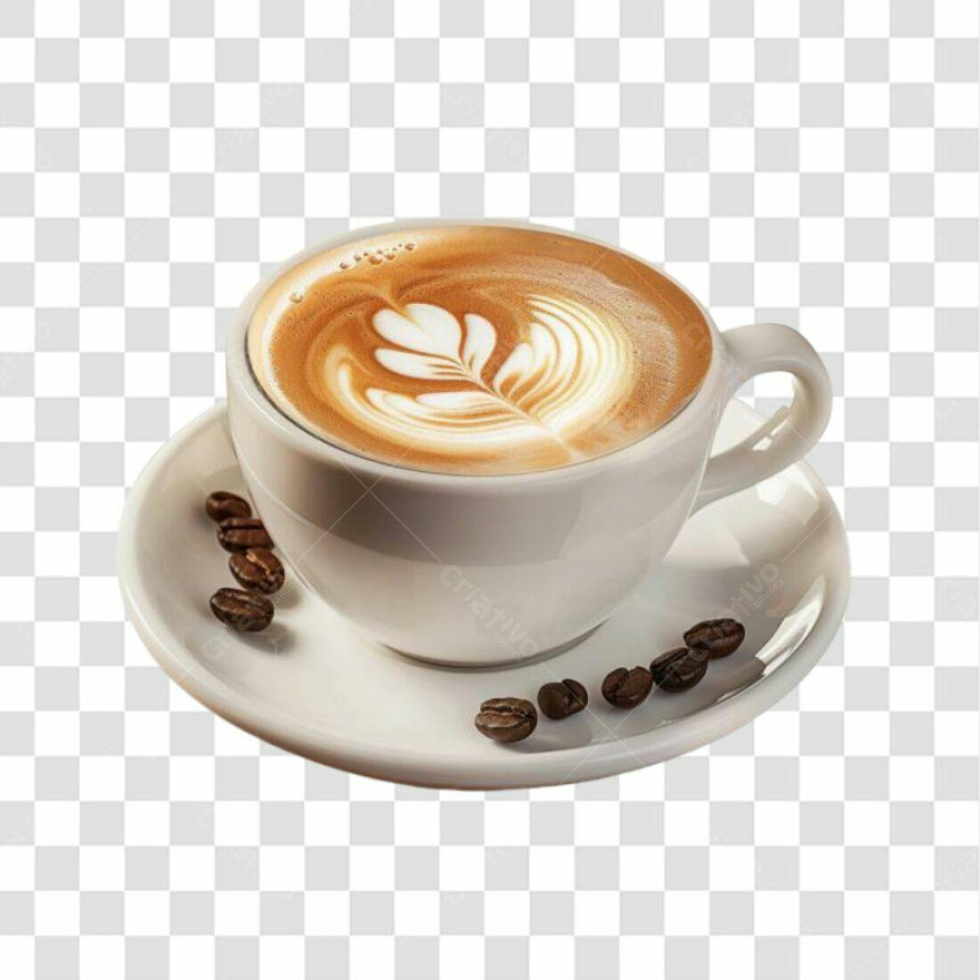 Icone Café Latte PNG com fundo transparente