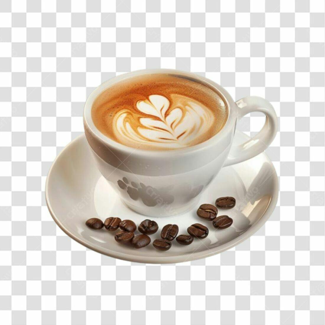 Icone Café Latte PNG com fundo transparente