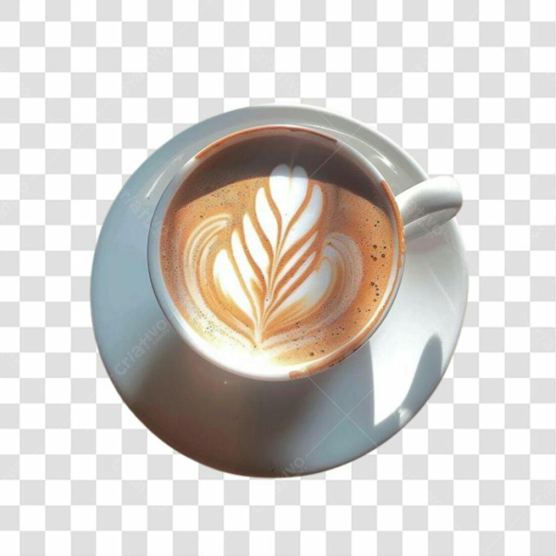 Icone Café Latte PNG com fundo transparente
