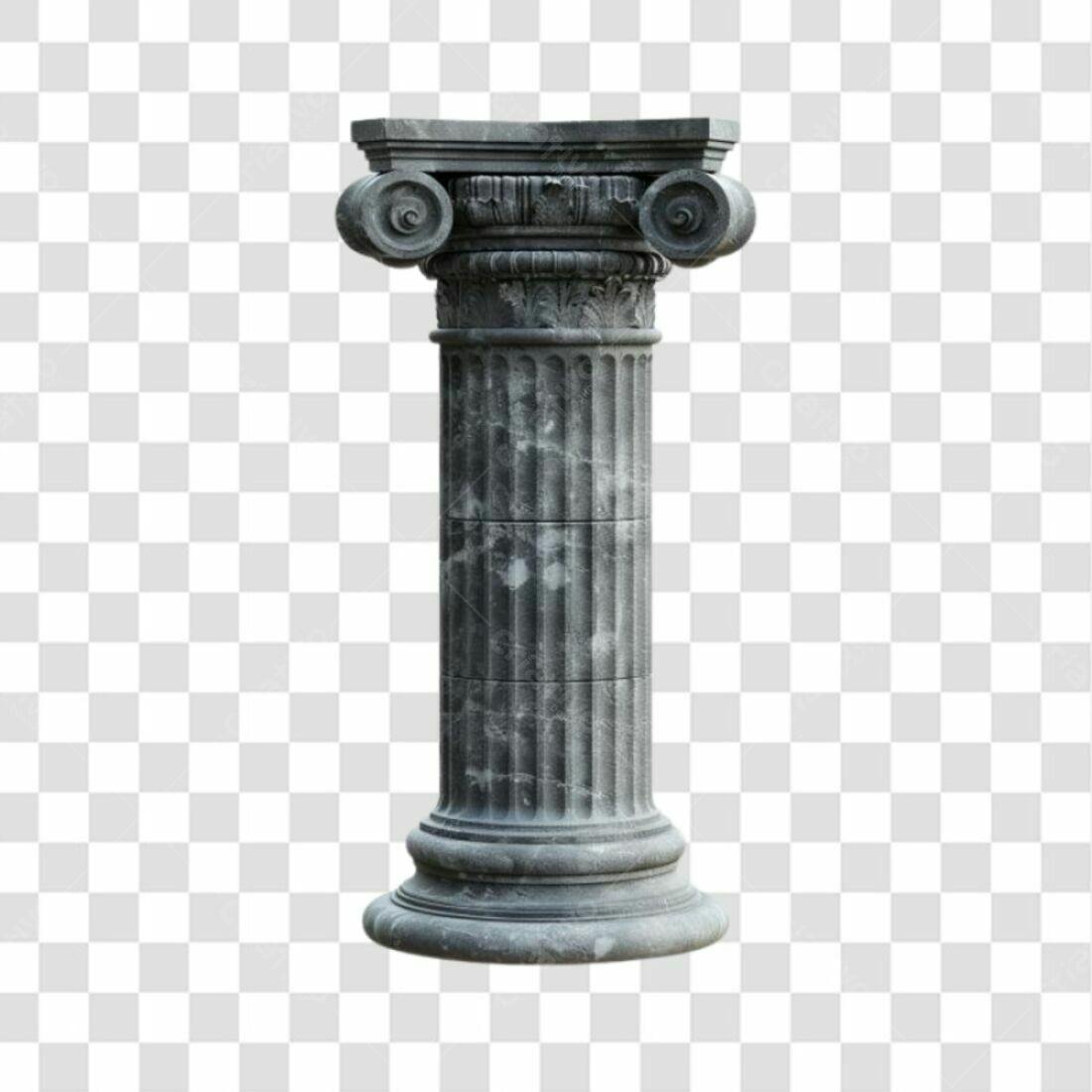 Coluna Grega PNG com fundo transparente