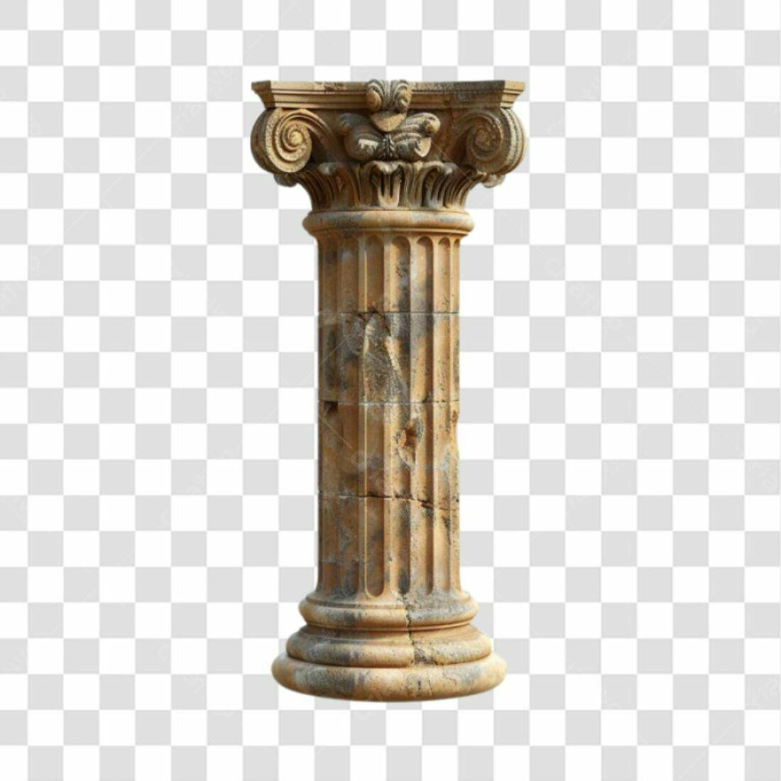 Coluna Romana PNG com fundo transparente