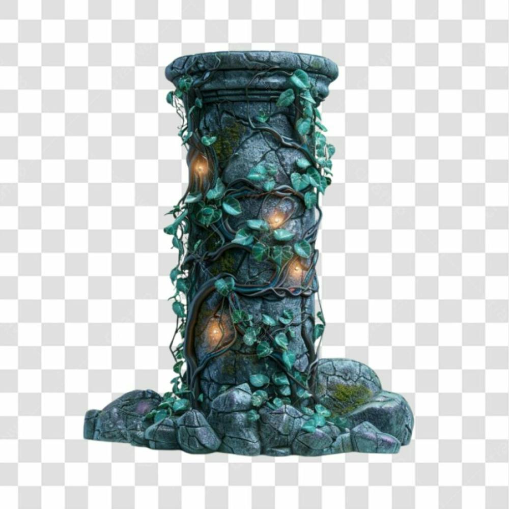 Pilar De Pedra Png Transparente