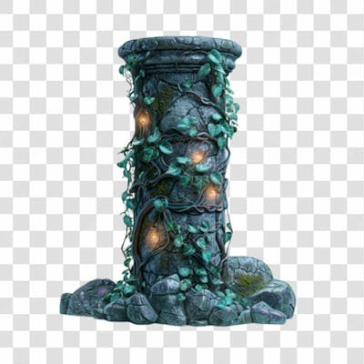 Pilar De Pedra Png Transparente