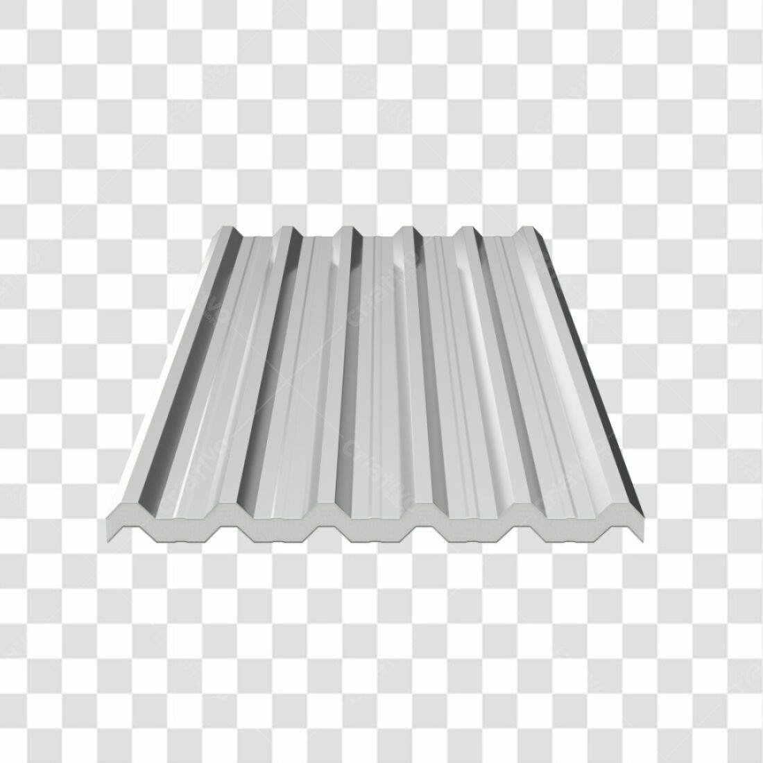 Amostra de Telha Ondulada PNG com fundo transparente