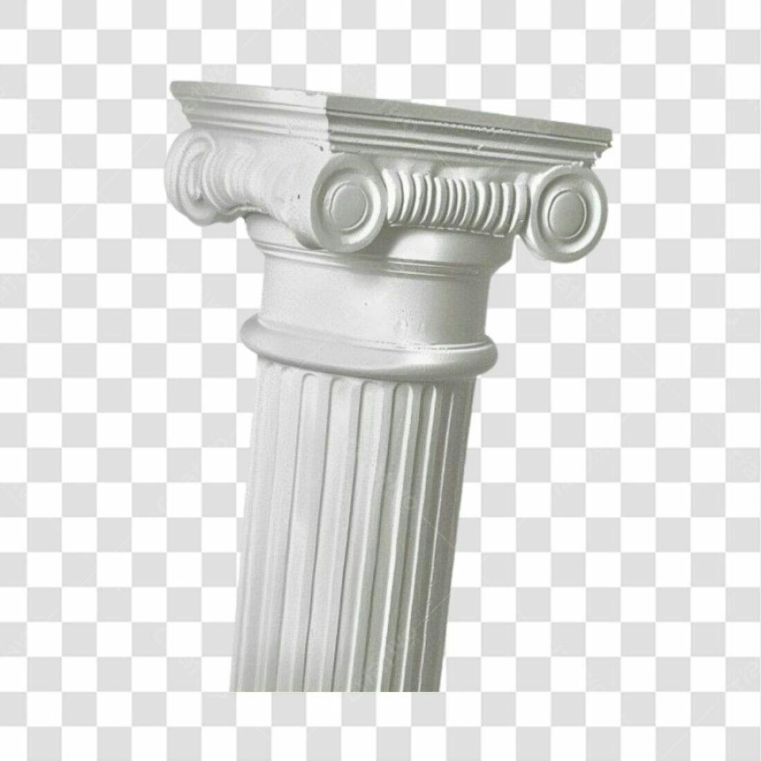 Icone Coluna Grega PNG com fundo transparente