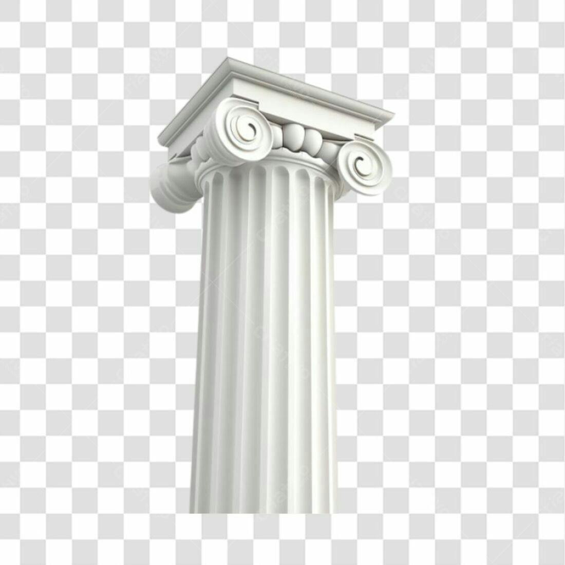 Icone Coluna Grega PNG com fundo transparente