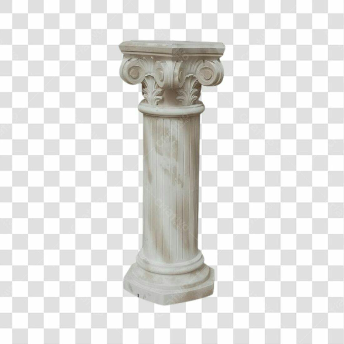 Coluna Grega PNG com fundo transparente