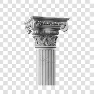 Coluna grega png transparente