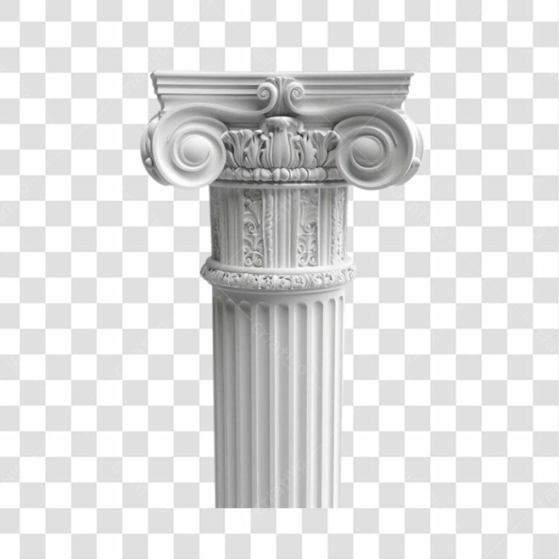 Icone Coluna Grega PNG com fundo transparente