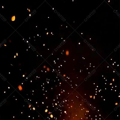 Partículas De Fogo Overlay 