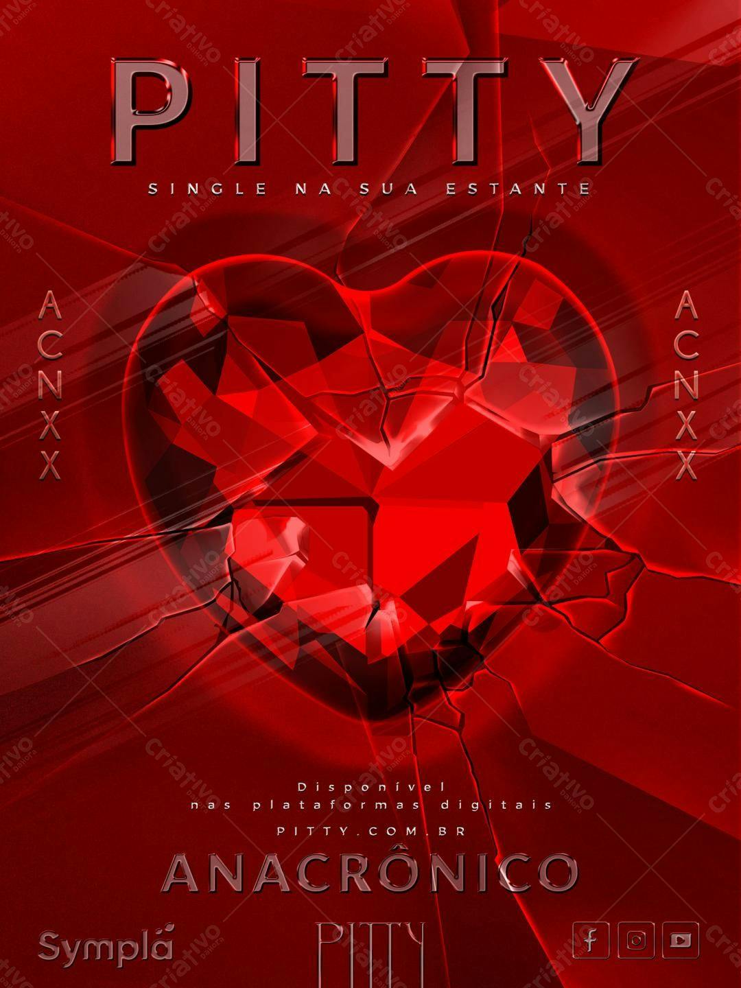Poster para Lançamento Musical Pitty PSD Editável