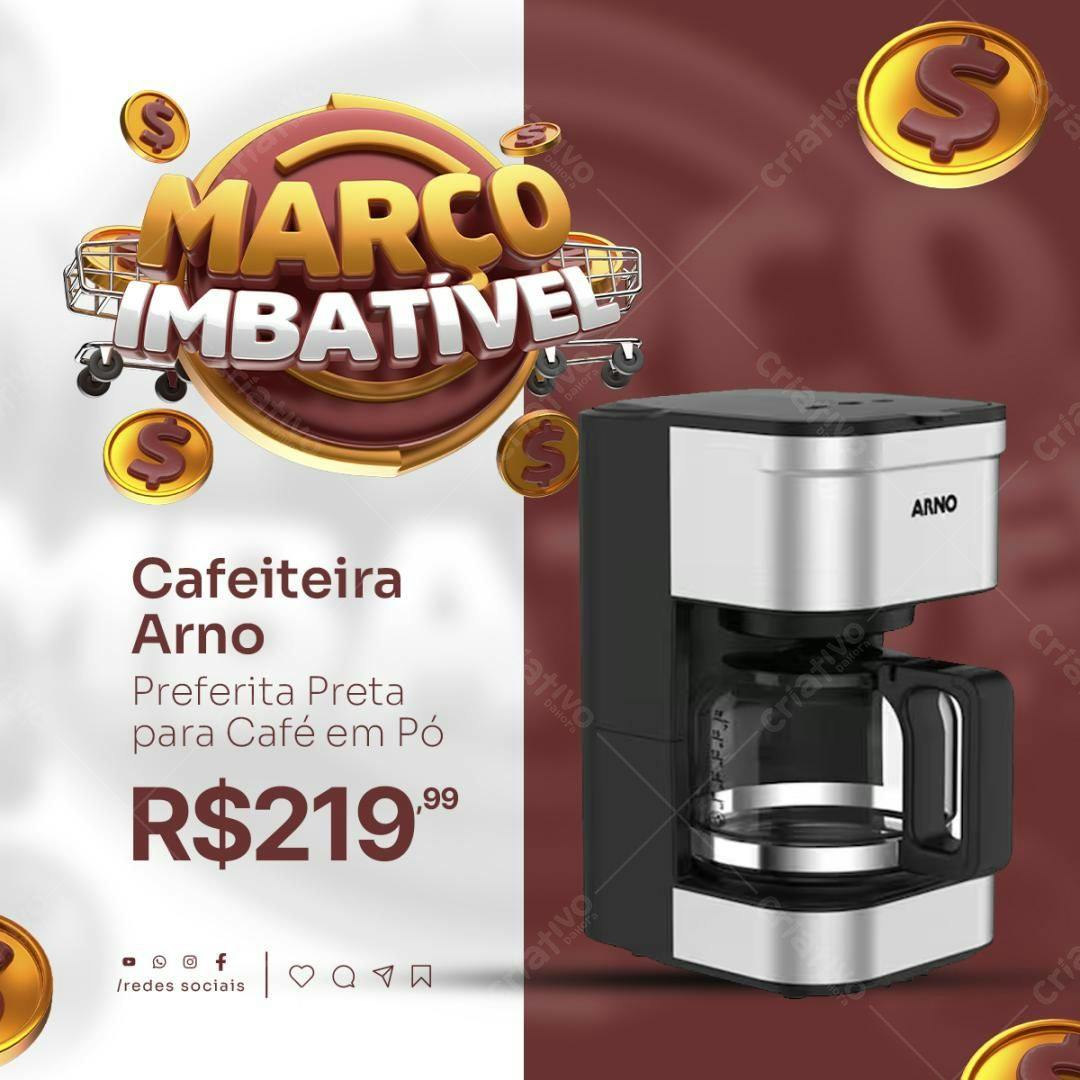 Banner Café Arno Março Imbatível PSD