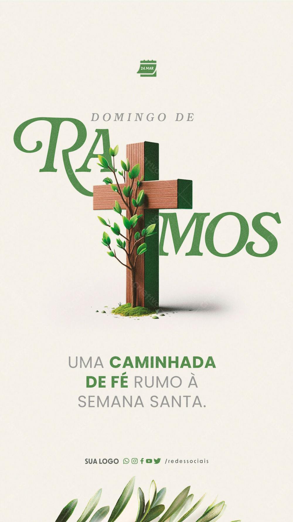 Story   Domingo De Ramos   Uma Caminhada De Fé