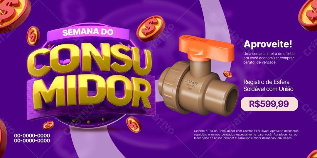Banner Semana do Consumidor PSD Editável