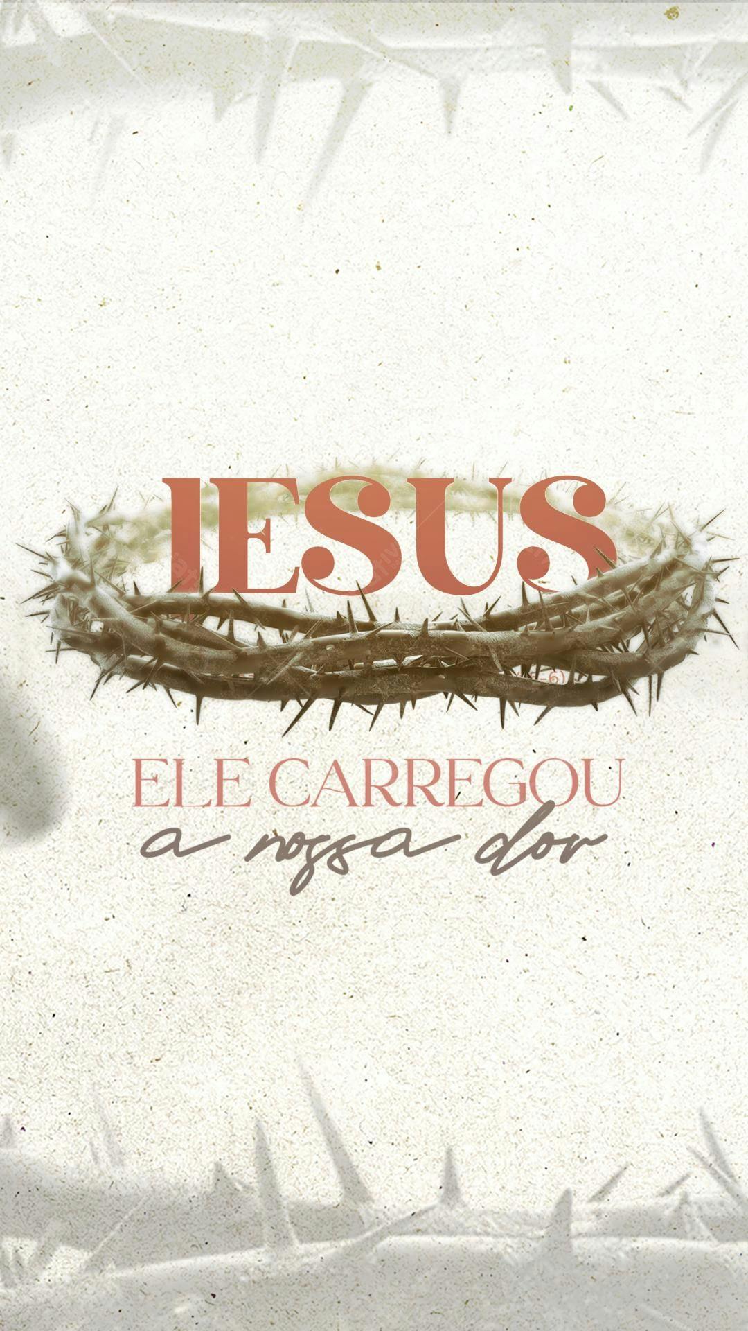 Arte Sacra para Páscoa PSD Editável