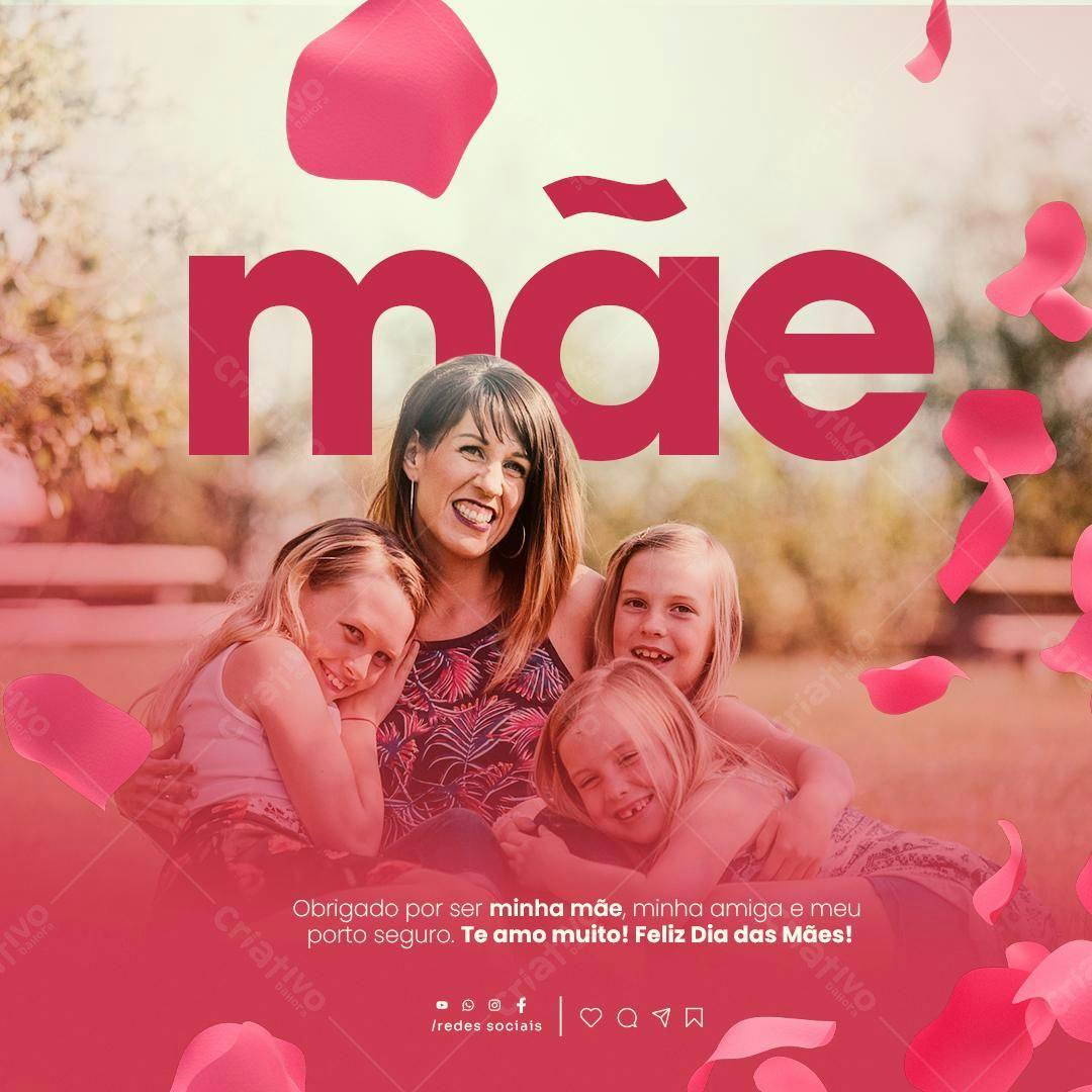 Dia das Mães PSD Editável