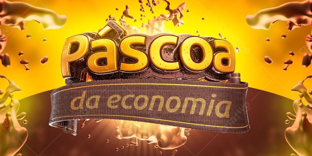 Banner Páscoa da Economia PSD Editável