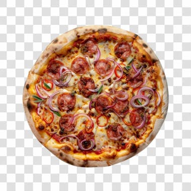 Pizza vários sabores png transparente