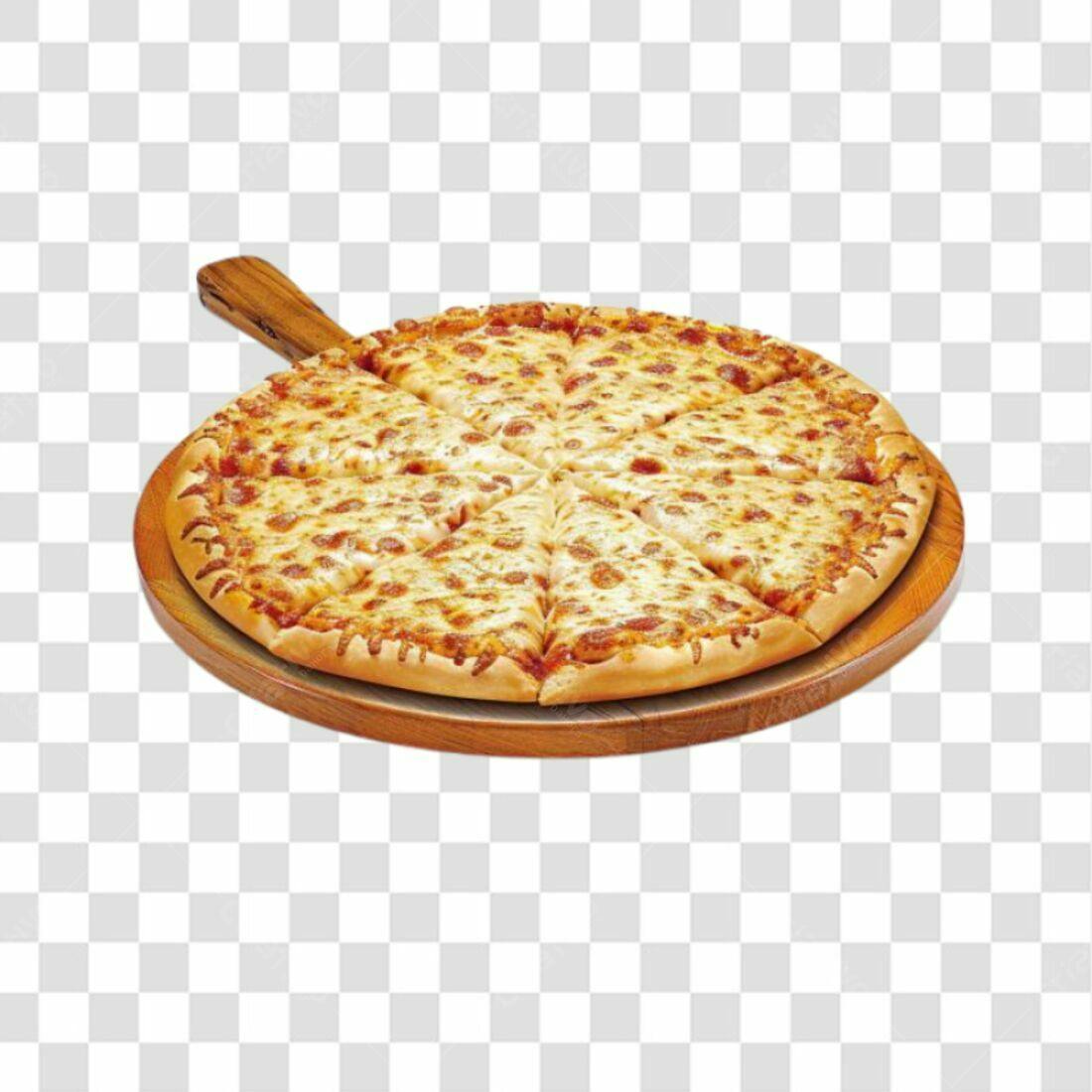 Imagem Pizza Queijo PNG com fundo transparente