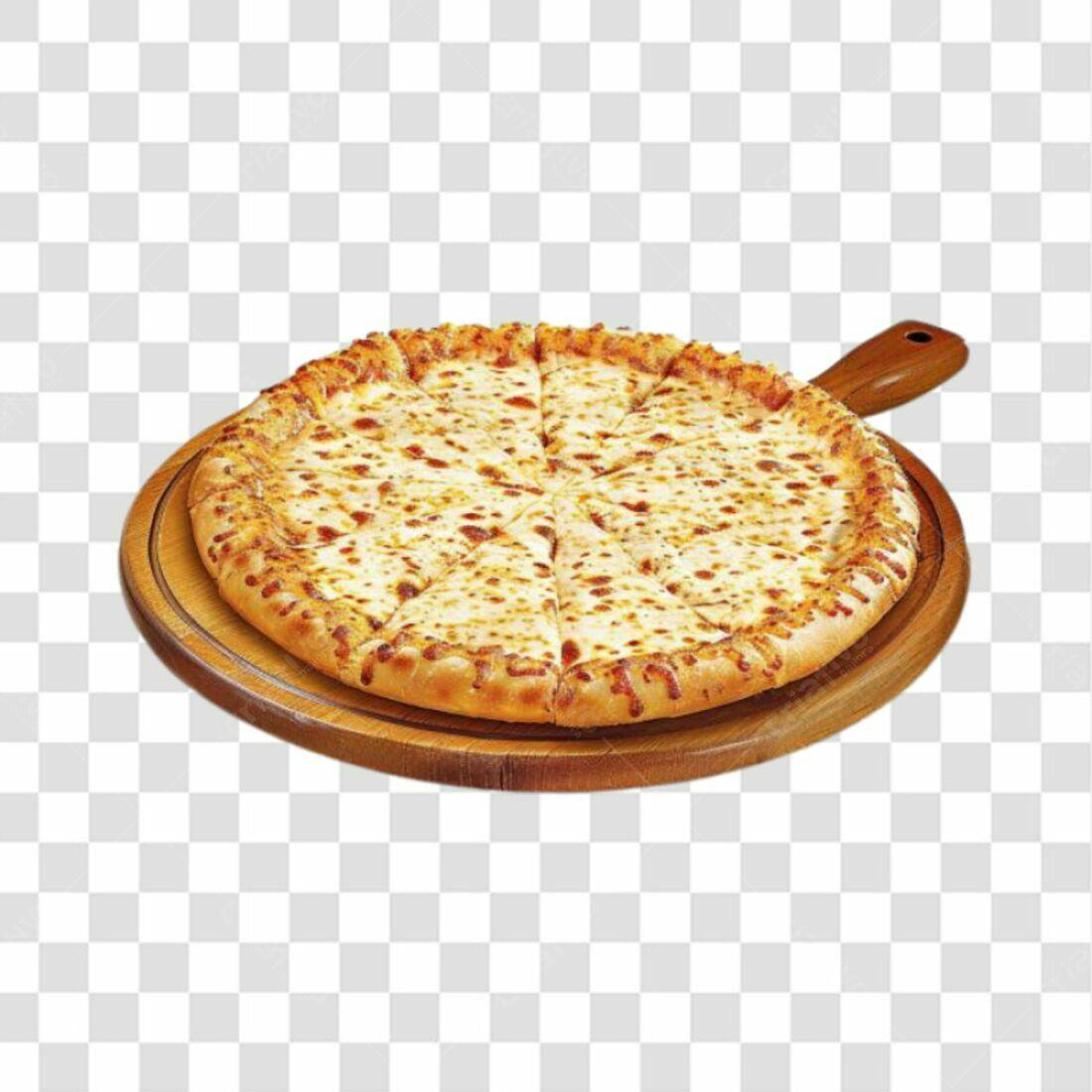 Imagem Pizza Queijo PNG com fundo transparente