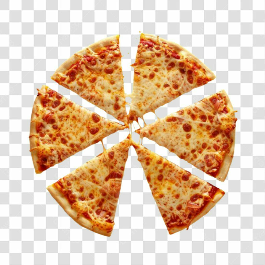 Icone Pizza Queijo PNG com fundo transparente