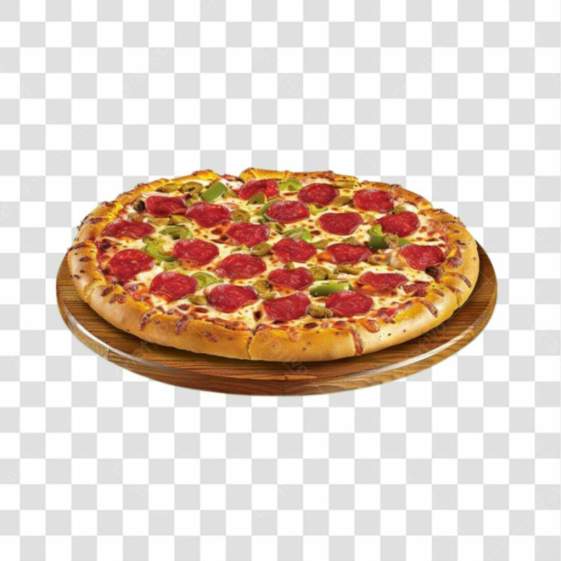 Imagem Pizza Pepperoni PNG com fundo transparente