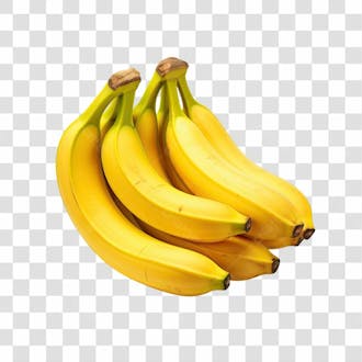 Imagem hortifrutti banana com fundo transparente
