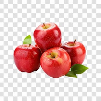 Imagem hortifrutti maçã com fundo transparente