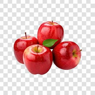 Imagem hortifrutti maçã com fundo transparente